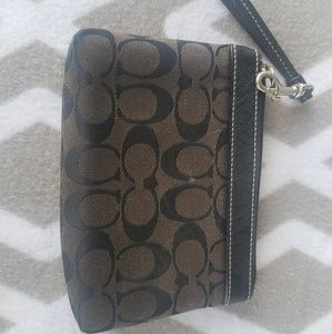 Great condition Coach mini wristlet